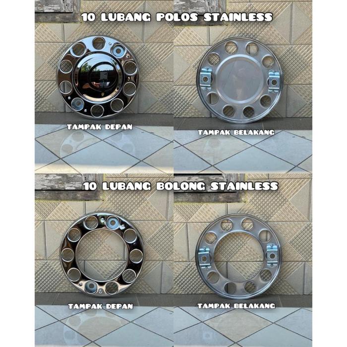 WHEELDOP WELDOP WELDOF WILDOP TRUK /BUS/FUSO R20/22 BAUT 10 BAHAN STAINLES 1,2 IMPORT ORY