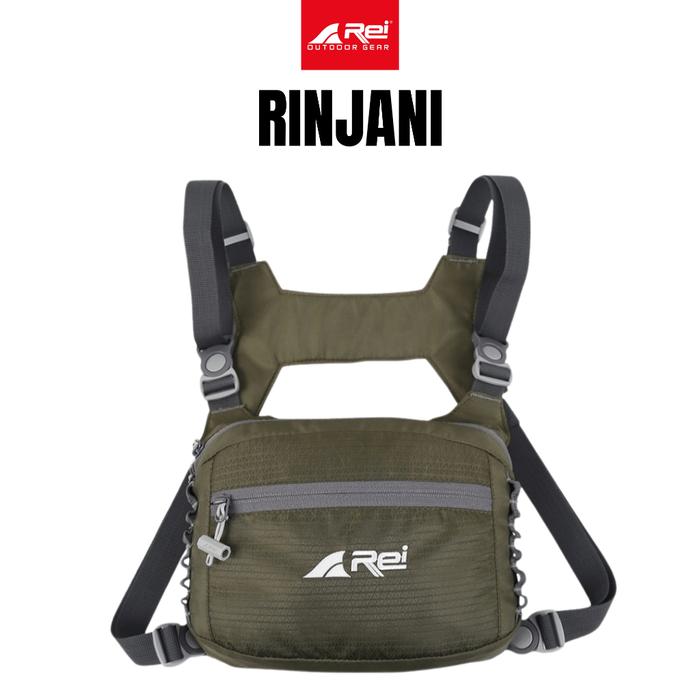 Rei Chest Bag Tas Dada Pria Rinjani Arei Outdoorgear Chestbag (Best Quality)