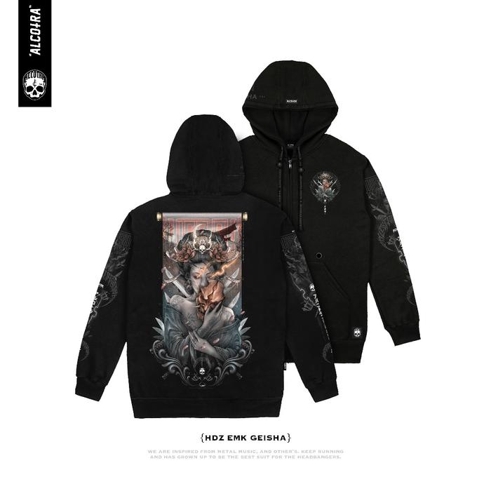 Hdz Emk Geisha // Hoodie Zipper Emaki Geisha // Hoodie Zipper Alcotra (Best Quality)
