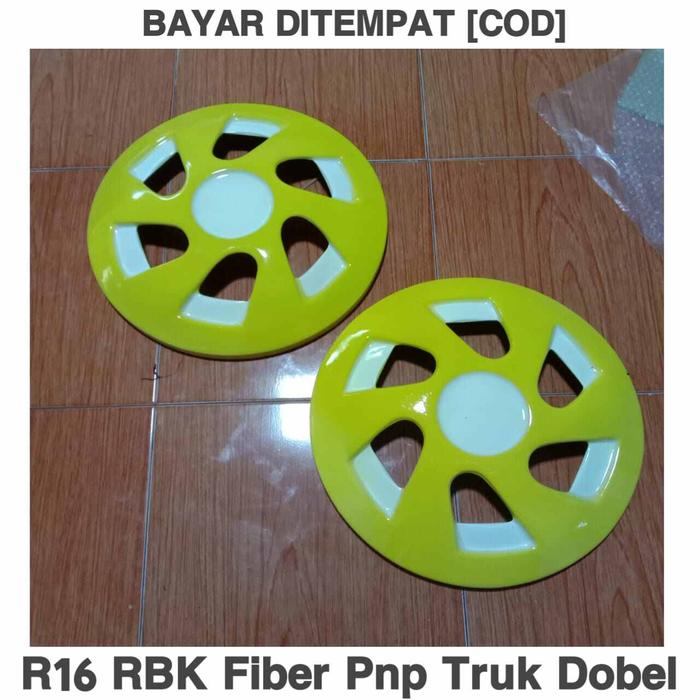 Wheeldop Wildop Weldop Truk Ring 16 Model RBK Putar Bahan Fiber, Dop Truk R16 Canter, Dyna, Dutro, I