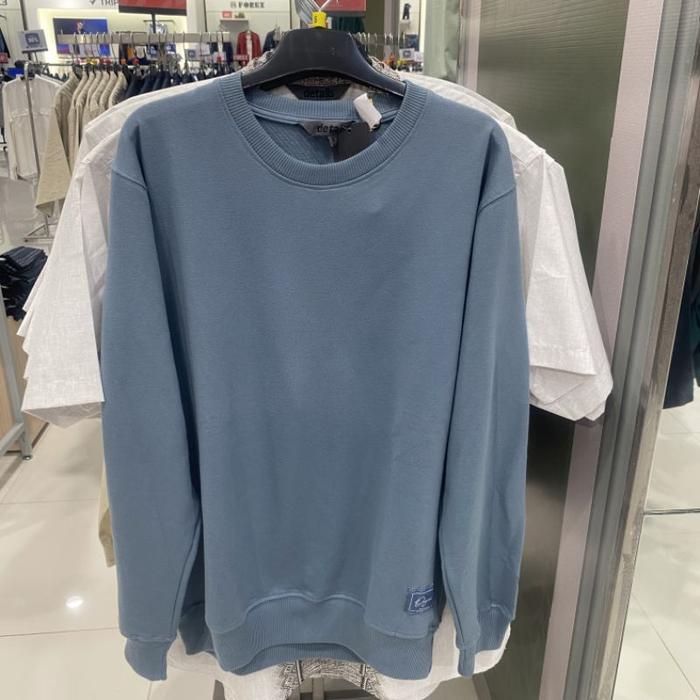 Details Sweater Basic Polos Pria Wanita Crewneck Banyak Pilihan Warna Bahan Halus S-Xl (Best Quality