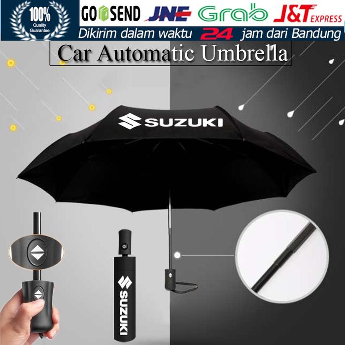 【Suzuki】 Mobil Portabel Standar Gaya bisnis Canggih Umbrella Sepenuhnya-otomatis UV-proof Tiga Payun