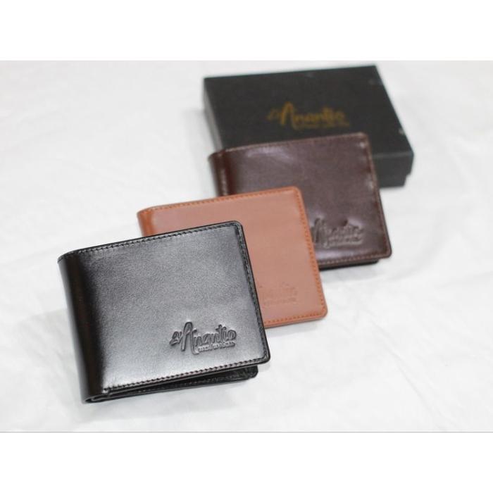 Men Wallet/ Dompet Pria Bahan Kulit Asli. Free Gravir Nama By. Anantio (Best Quality)