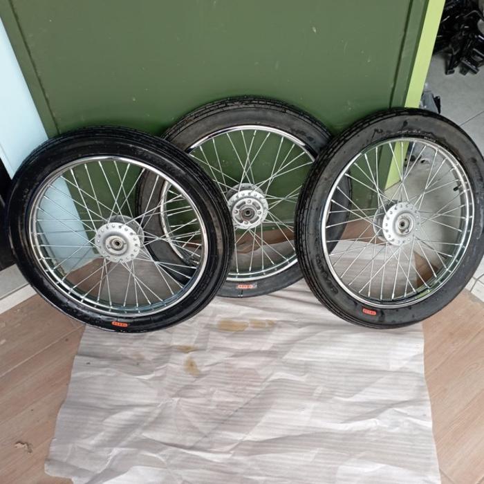 VELG RODA DEPAN SUJUKI ROBAHAN CAKRAM DEPAN HONDA WIN DLL ORIGINAL JIALING