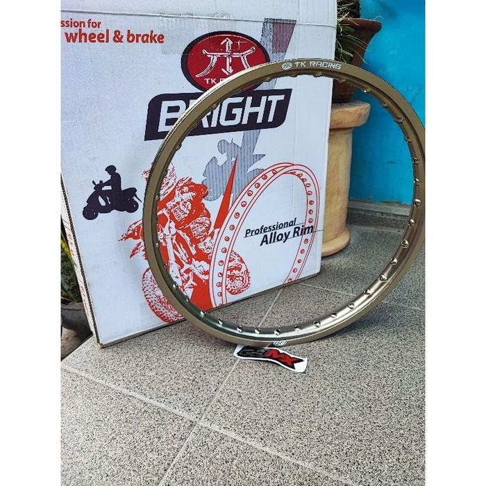 VELG PELAK TK JAPAN EXCEL 120 RING 17 WARNA Bronze KULIT JERUK BARANGNEW OLD STOK