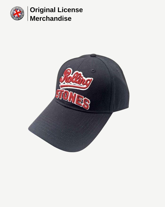 Topi Baseball Cap Musik Band ROLLING STONES Team Logo Hat Original Asli Musik