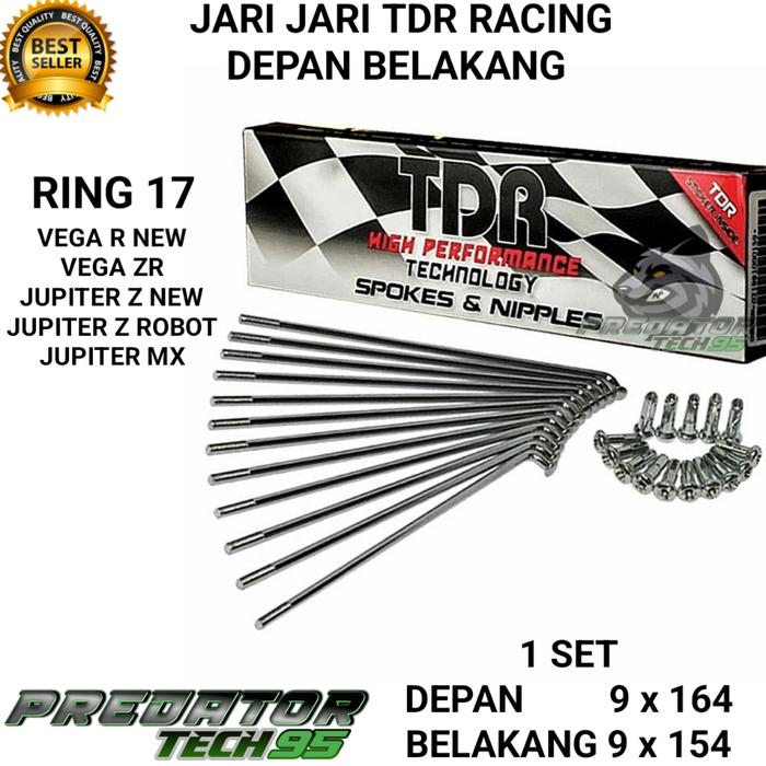 JARI JARI JARI2 RUJI TDR ORIGINAL CHROME 1 SET VELG DEPAN BELAKANG RING 17 YAMAHA JUPITER Z BURHAN Z