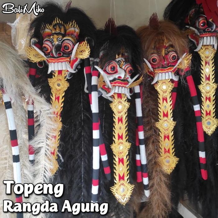 Promo Terbaru! Topeng Rangda Agung - Tapel Rangda - Pajangan Rangda - Rangde Bali - Rangda Bali Choi