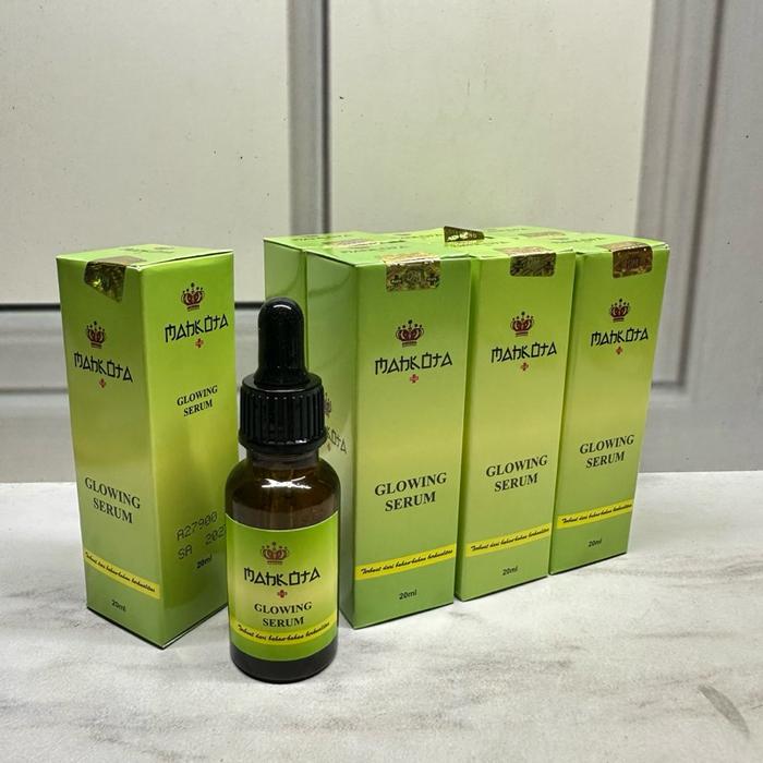 NEW ..! SERUM GLOWING MAHKOTA 20ml PERLUSIN ( 12pcs )