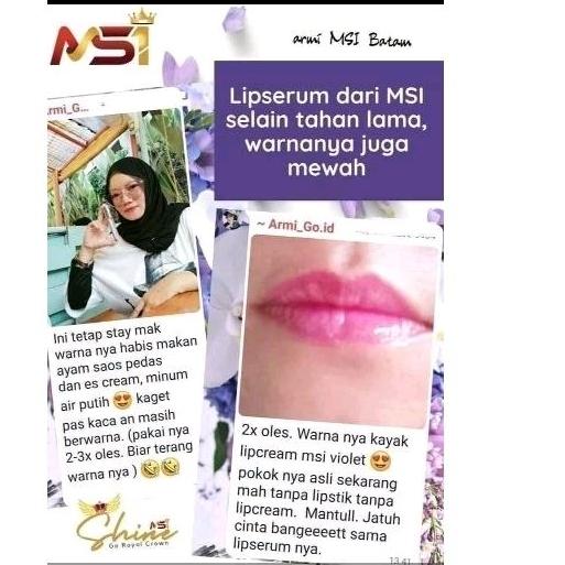 lip serum MSI ORIGINAL BPOM