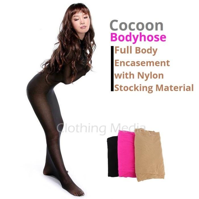 Stoking - Bodyhose Kepompong Nylon Seamless Pantyhose Body Stocking Sleeping Bag