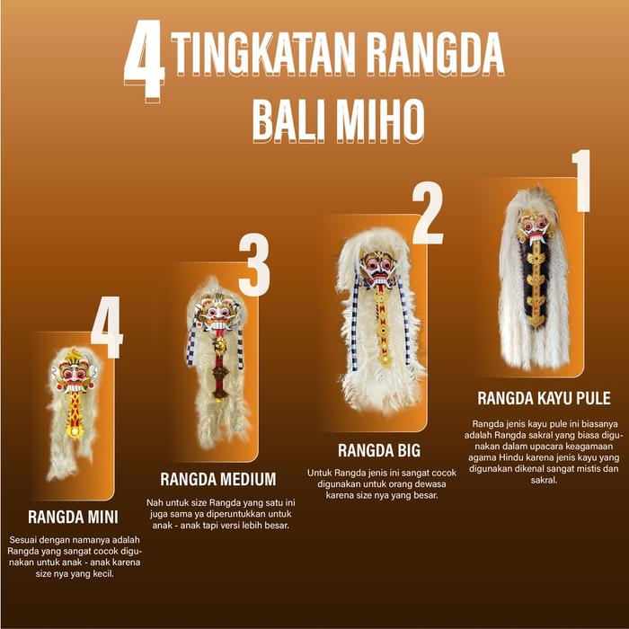 Rangda Dewasa - Topeng Rangda Bali - Rangde Bali - Rangda Menengah - Rangda Bali - Topeng Rangda Agu