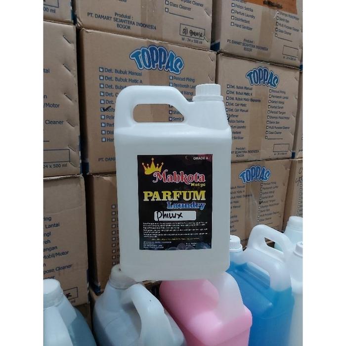 Parfume parfum pakaian laundry londri londry 5 liter grade A SAKURA mahkota - bpom