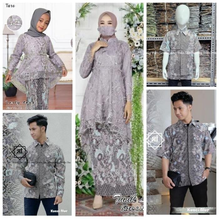 Couple Kebaya Sarimbit Modern/Kebaya Pesta Keluarga/Kebaya Lesti Kejora/Kebaya Wisuda Terlaris.