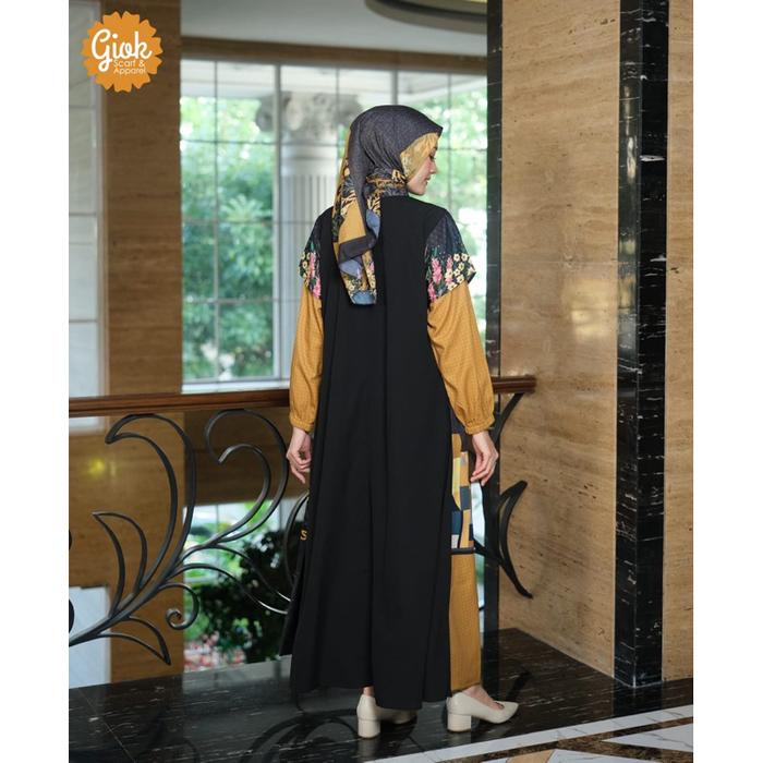 Serenade dress by Giok Apparel - Dress printing dengan motifple dan elegan Terlaris.