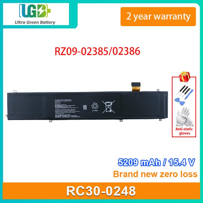 UGB New RC30-0248 Laptop Battery For Razer 2018 Blade15 RZ09-02385/02386 02887E52 03138 02888E92 Ste