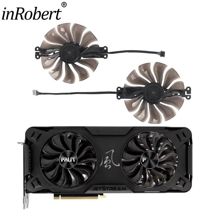 95MM TH1015B2H-PAA01 RTX3070 Video Card Fan For Palit RTX 3070 JetStream Tow Ball Bearing Graphics C