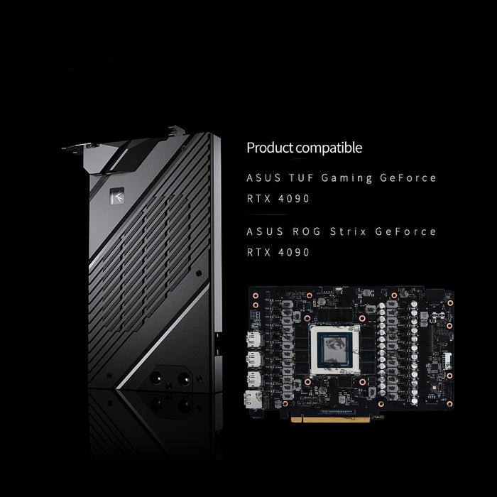 Granzon 4090 Series GPU Water Cooling Block For Asus ROG Strix / TUF Gaming GeForce RTX 4090 , GBN-A