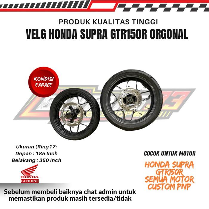 Velg Original Copotan Honda Supra GTR150R Black