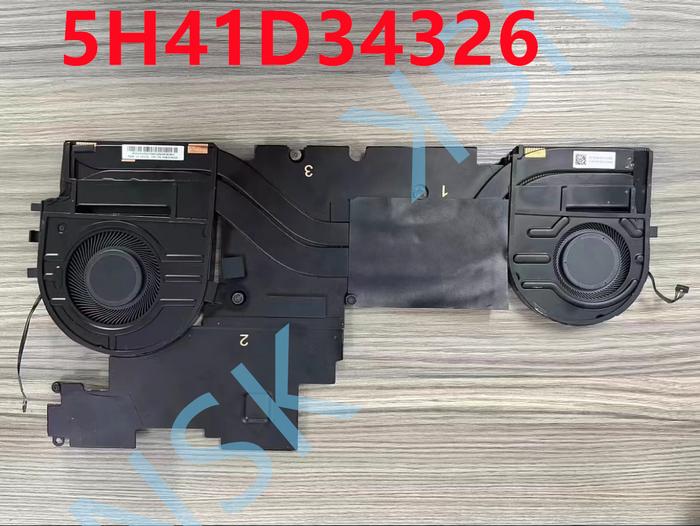 Original for Lenovo ThinkPad X1 Extreme 4th P1 Gen 4 laptop RTX dis CPU cooling fan cooler heatsink 