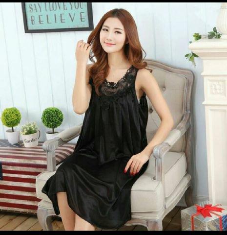 Lingerie daster big size lingeri new piyama murah importSLI100550PNK