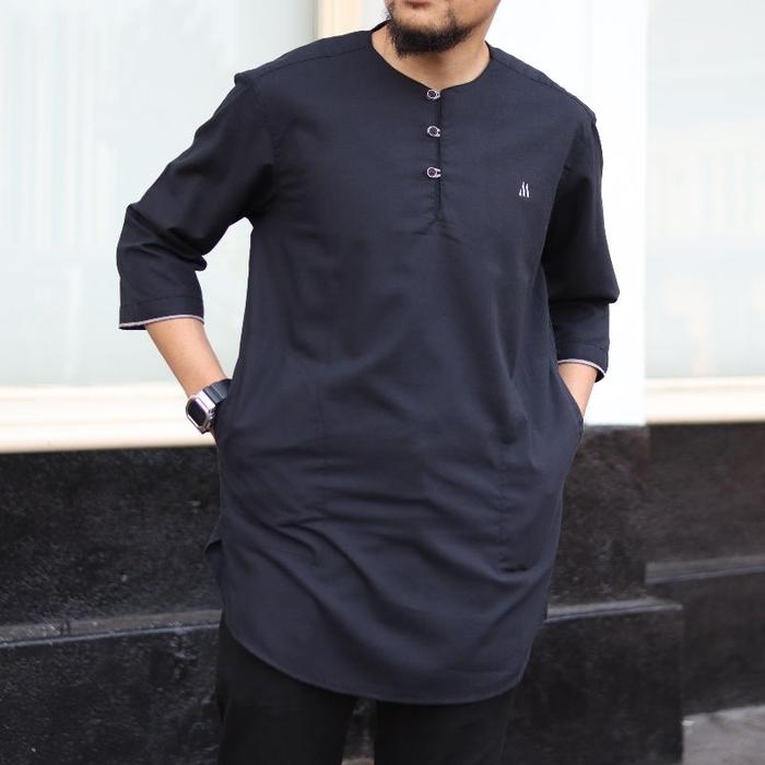 Kemko Marajo Basic lengan 3/4 marajo bahan katun/katun washing/kurta casual marajo Terlaris.