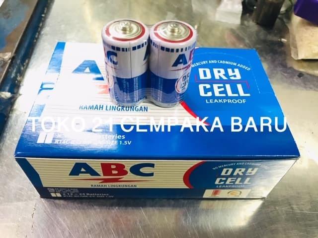 BATERAI ABC BIRU TIPE R14C 1 BOX ISI 24 PCS | BATRE ABC BIRU R14 C