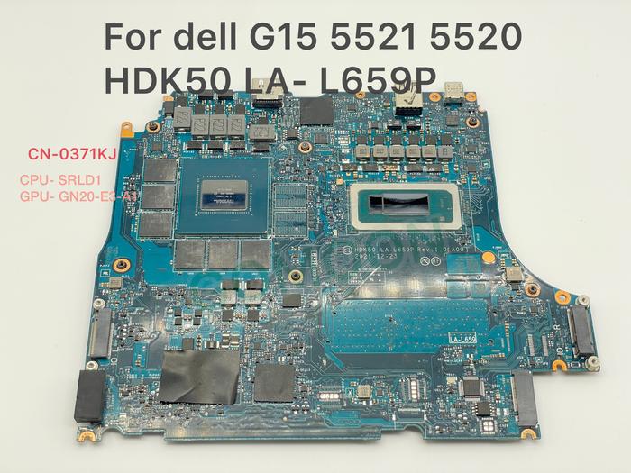 FOR DELL G15 5525 Motherboard R9-6800H RTX 3060 6G