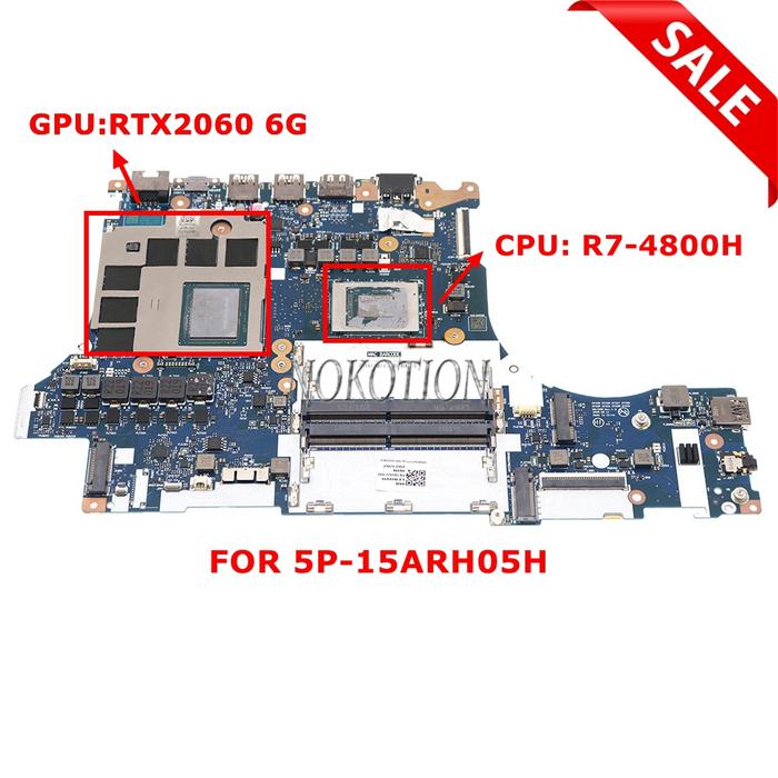 NM-D281 5B20Z21600 For Lenovo Legion 5-15ARH05H 82B1 Laptop Motherboard AMD Ryzen R7-4800H CPU RTX20