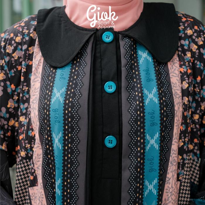 Alma Dress by Giok Apparel - Gas printing dengan model belakang polos Terlaris.
