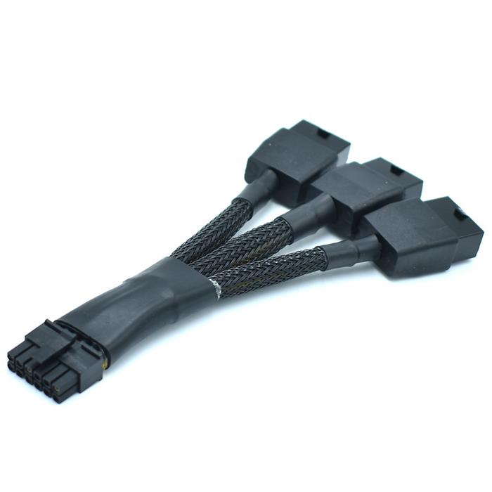 16AWG Dual 8P PCIe TO RTX 12Pin Sleeved Extension Cable Connector for NVIDIA Ampere GEFORCE RTX 3060