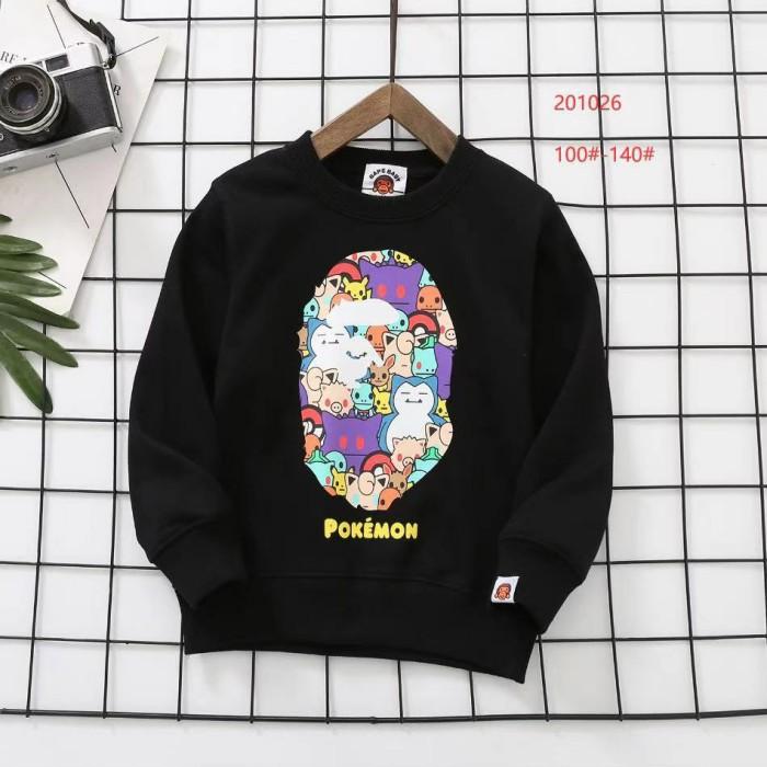 SWEATER ANAK LAKI BAPE X POKEMON!! PREMIUM QUALITY!!