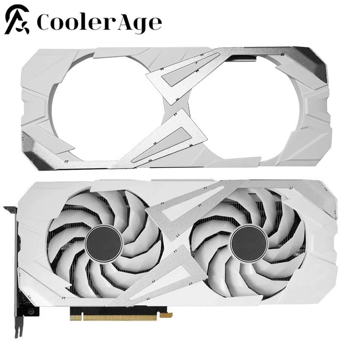 ​For GALAX GeForce RTX 3060 Ti EX White LHR Graphics Card Cooling Shell Original RTX3060Ti Video Car