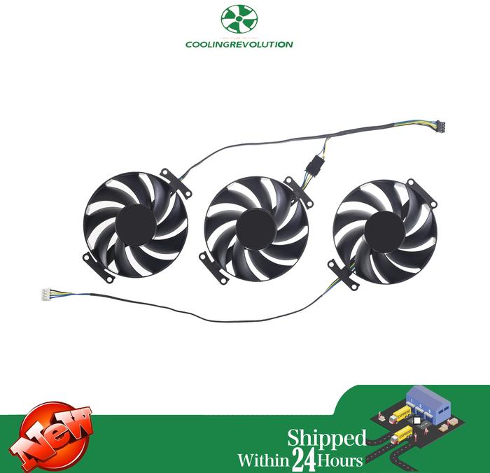 75MM FD8015U12D DC12V 0.5AMP 4Pin Graphics Card Fan for ASUS RTX 2060S 08G GAMING3