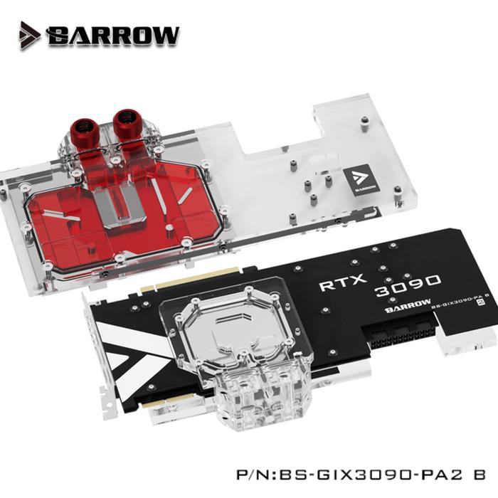 Barrow 3090 GPU Water Cooling Block For Gigabyte AORUS RTX 3090 3080 XTREME Full Cover Water cooler
