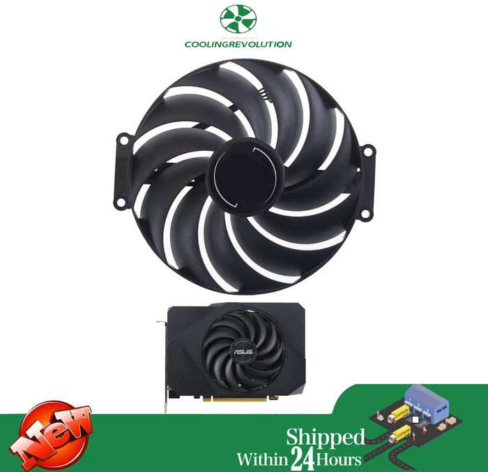 100MM CF1015U12D DC12V 0.55A 6-Pin Graphics card Fan For ASUS Phoenix GeForce RTX 3050 EVO Fan