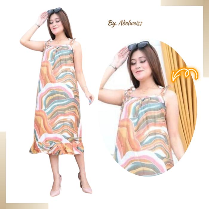 DASTER YUKENSI BAHU TALI LOBEK RAYON BALI VIRAL TANPA REMPEL DRESS TANK TOP REMAJA SINGLET TALI BALI