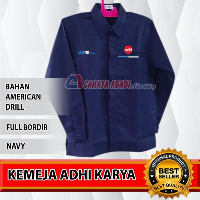 Kemeja BUMN Adhi Karya Seragam BUMN Adhi Karya Navy