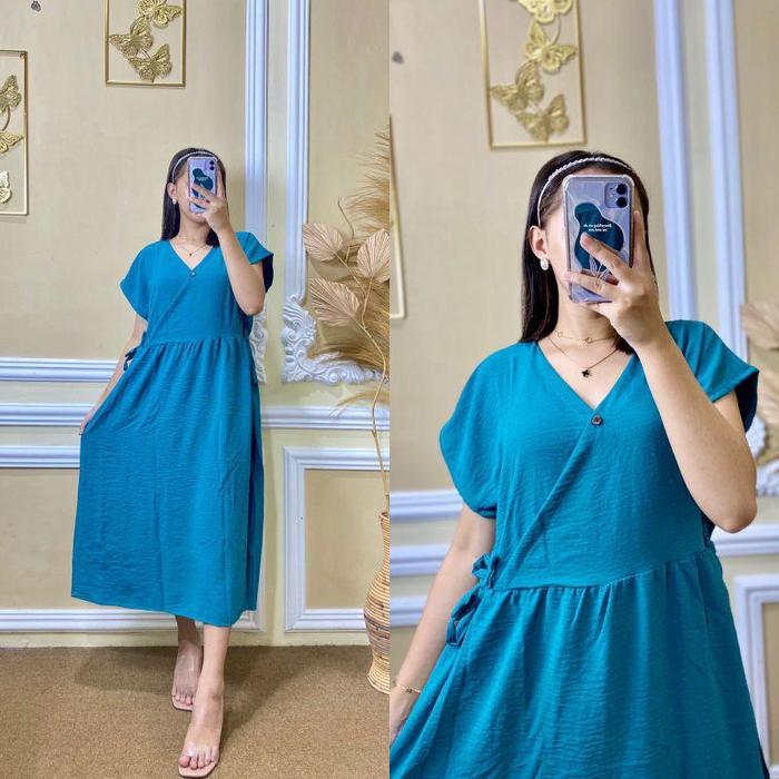 Daster Terbaru 2024 Kekinian / Daster Kimono Cringkle Airflow / Daster Viral Tiktok 2024