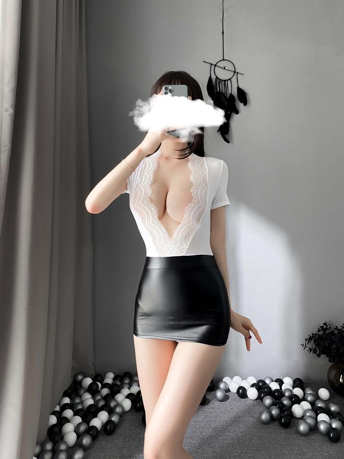 Dress lingerie premium import lingerie latex sexy