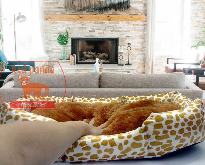 Kasur Kucing Besar Motif Animal/ Tempat Tidur Kucing Murah