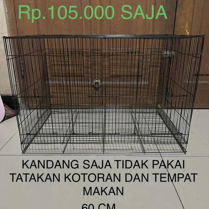 KANDANG KUCING SUGAR GLIDER IGUANA KELINCI SIZE L 60x40x40 CM