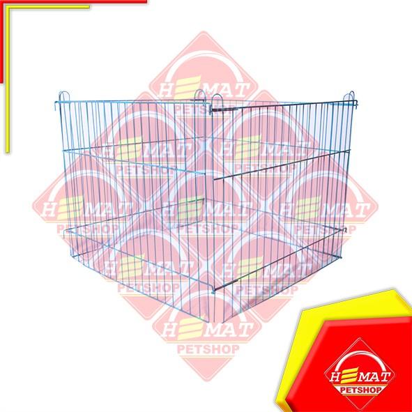 Kandang pagar lokal kelinci kucing anjing Murah 60 X 50 CM