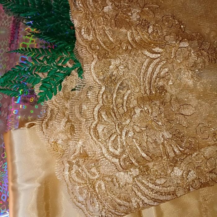 Spesial Produk Pilihan Kain Tile Bulu Gold + Furing Pasti Suka