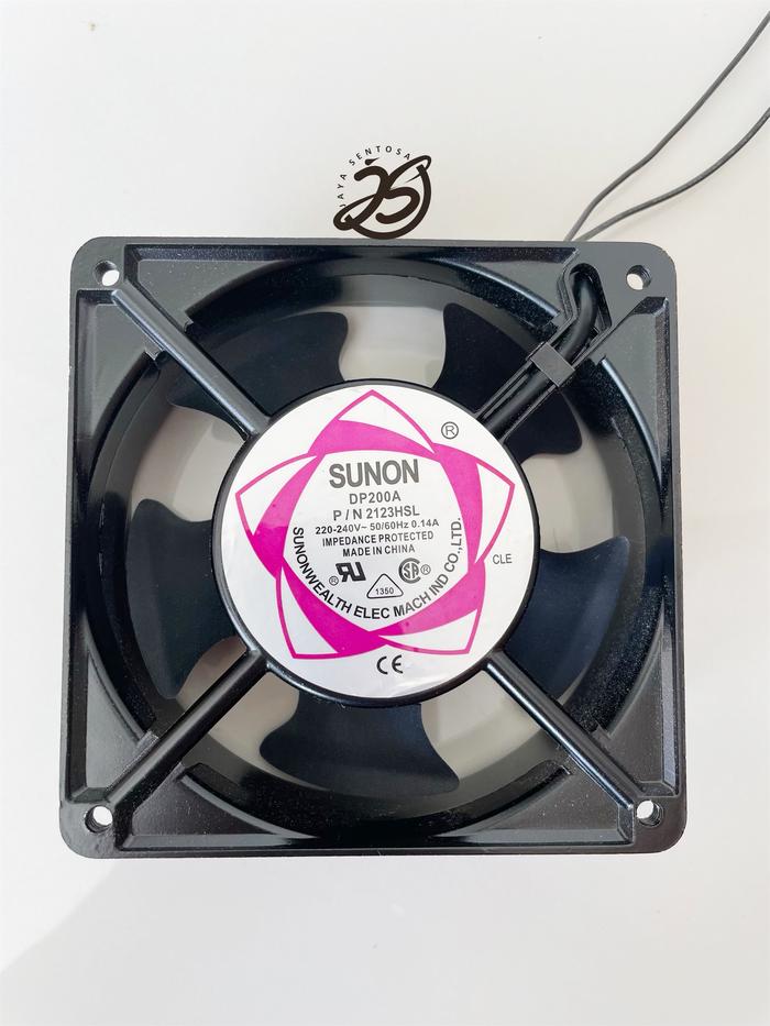 FAN 220V AC 12 X 12cm KIPAS AC 220V 12cm BODY BESI 12X12cm KIPAS AC 220V 12 cm FAN