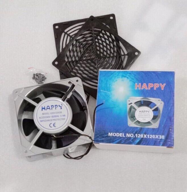 Kipas Angin Pendingin - Cooling Fan Besi Besar 12cm X 12cm AC 220V Power