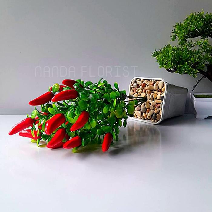 DODORY PT25 Pot Tanaman Hias Bunga Hias Plastik Ornamen bunga hias ruang tamu murah