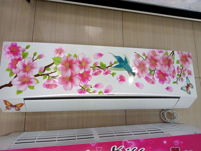 Kipas Angin AC Motif BUNGA + Pakai Remote
