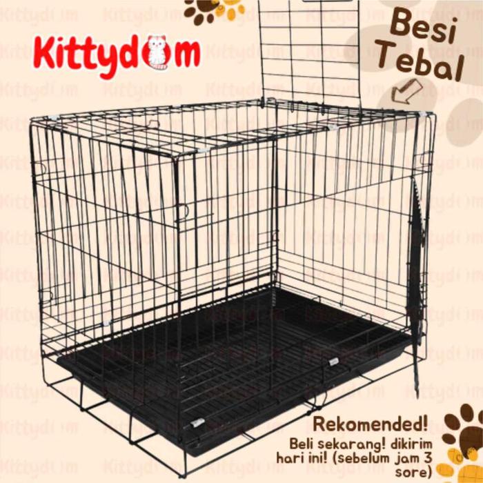 KITTYDOM Kandang Kucing Cargo Besi Super Jumbo Sangkar Kucing Anjing Kelinci Monyet KDCAT