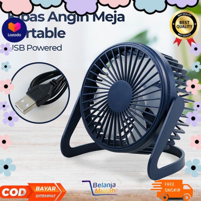 Kipas USB Mini Fan Kipas Angin Besi Kecil USB 5inch Kipas Angin USB Portable